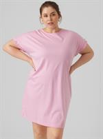Vero Moda Curve - Dana Kort Kjole/Tunika, Rosa